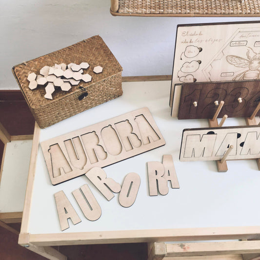 Personalized wooden puzzle